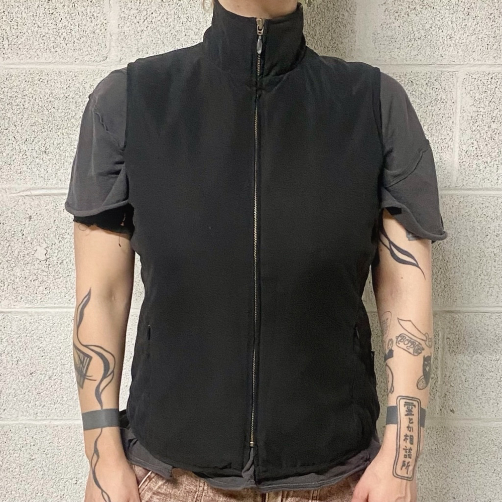 Columbia Two Pocket Black Casual Sport Vest Size M